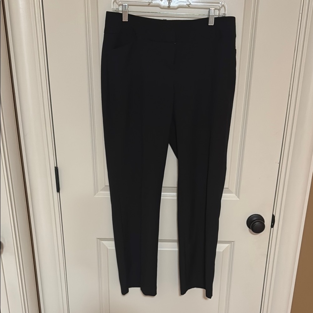 Cato Black Straight Leg Pants with Clean Silhouette